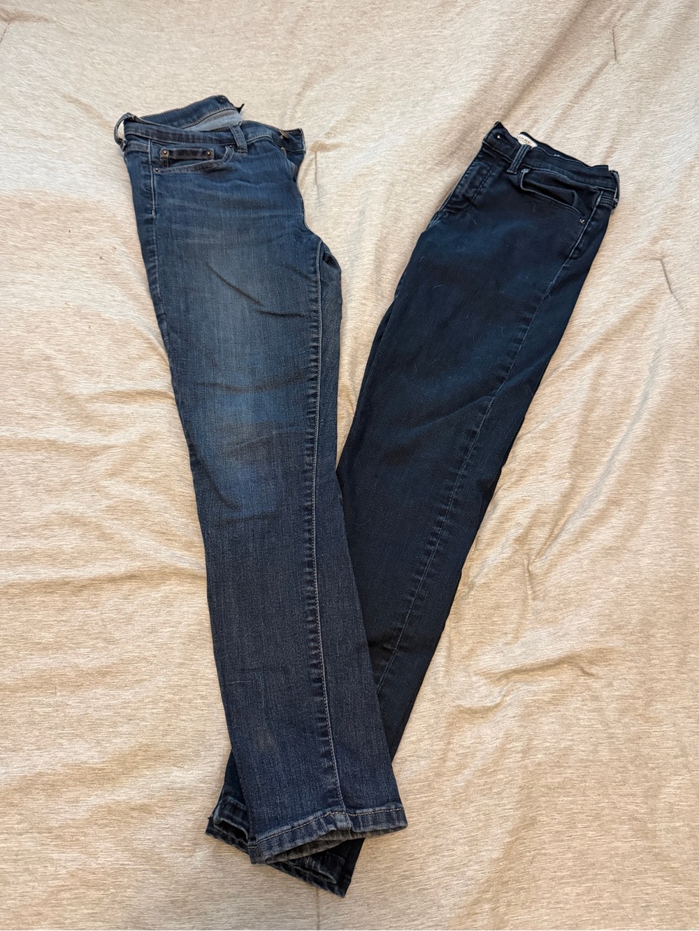 Banana Republic Skinny Jeans in Dark Blue and Indigo
